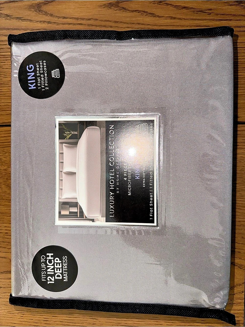 King Luxury Hotel Collection Mattress Pad Gray Mattress Pad NWT
